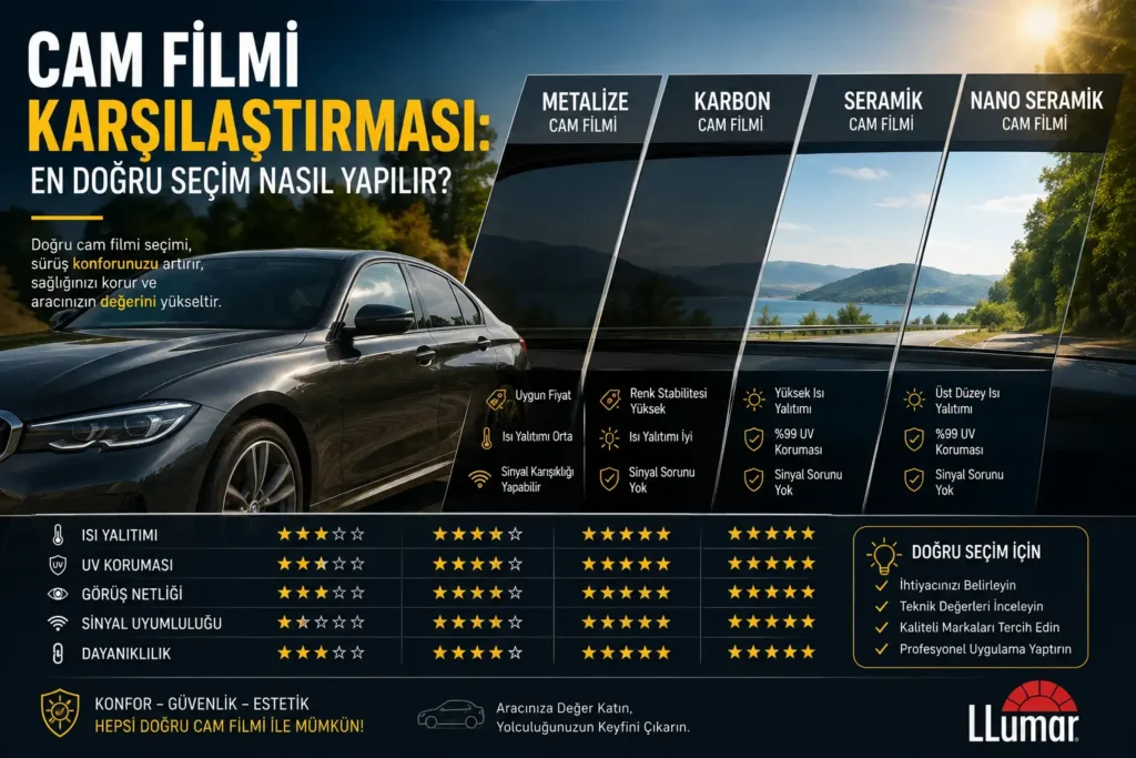 Cam Filmi Karşılaştırması: En Doğru Seçim Nasıl Yapılır? 1 cam filmi karsilastirmasi